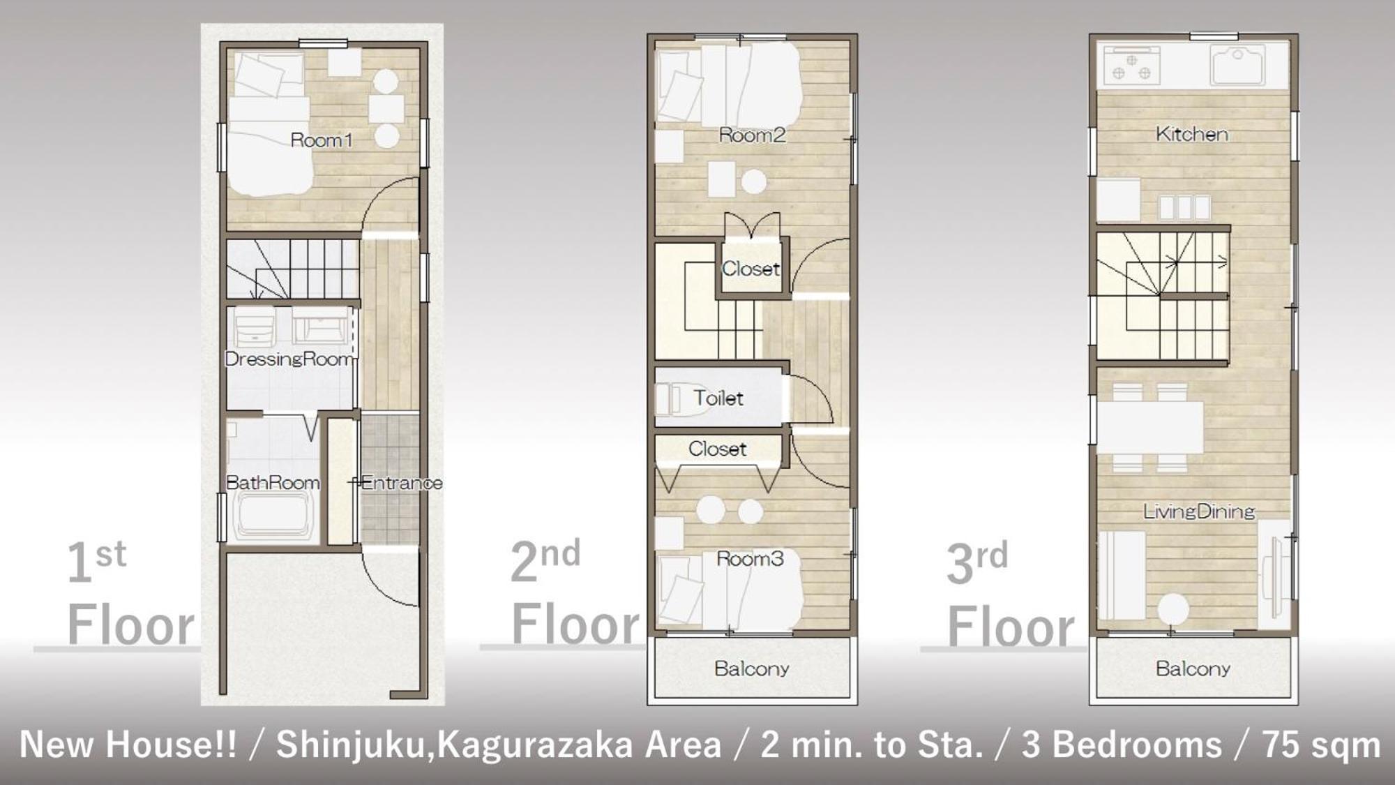 FINOA Residential Suite Kagurazaka Tokio Exterior foto